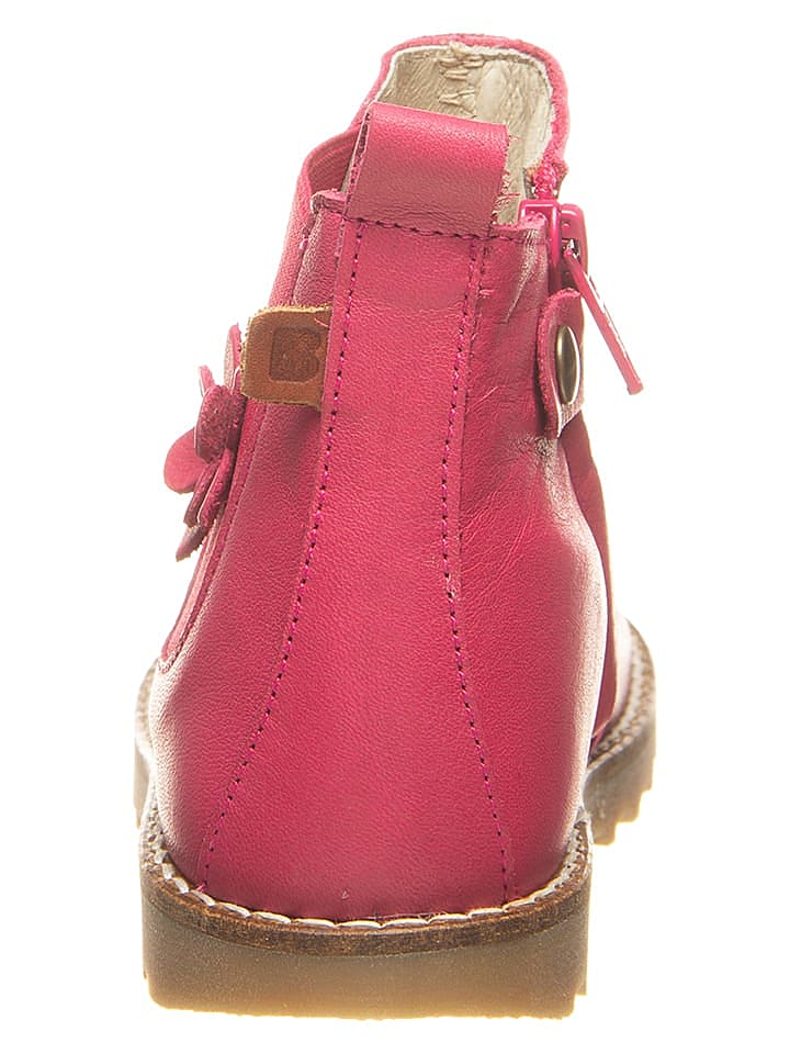 BO-BELL Leder-Chelsea-Boots in Pink günstig kaufen 32