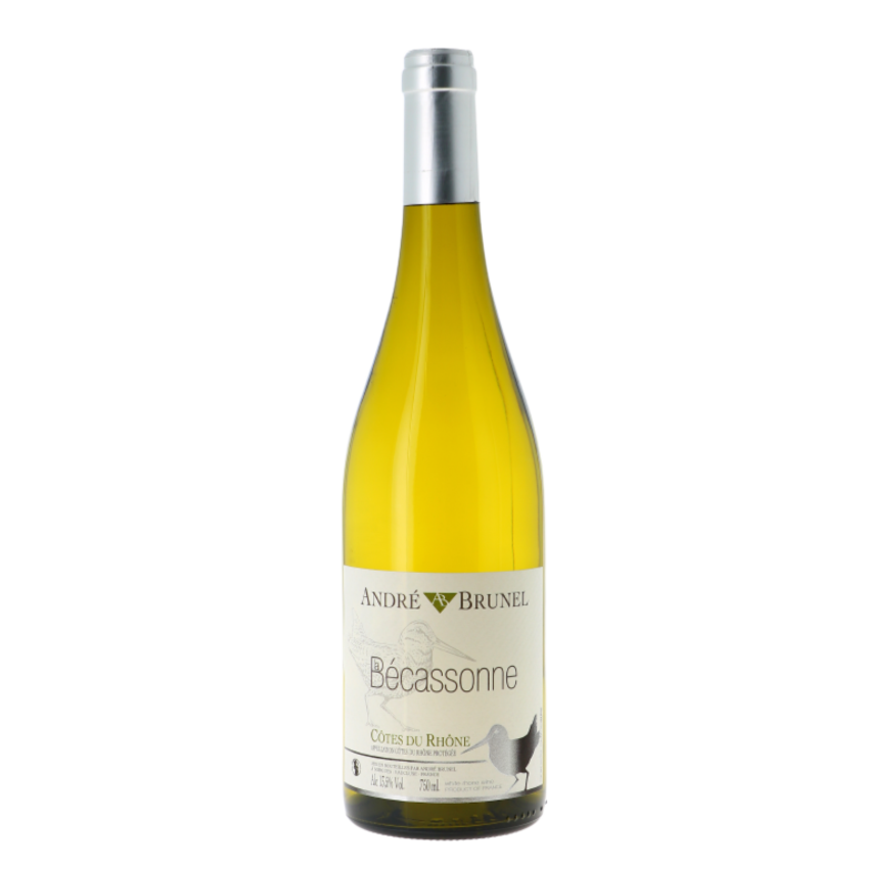 Côtes du Rhône blanc Domaine la Bécassonne 2022 - Côtes du Rhône - Rhône - André Brunel (75CL.)