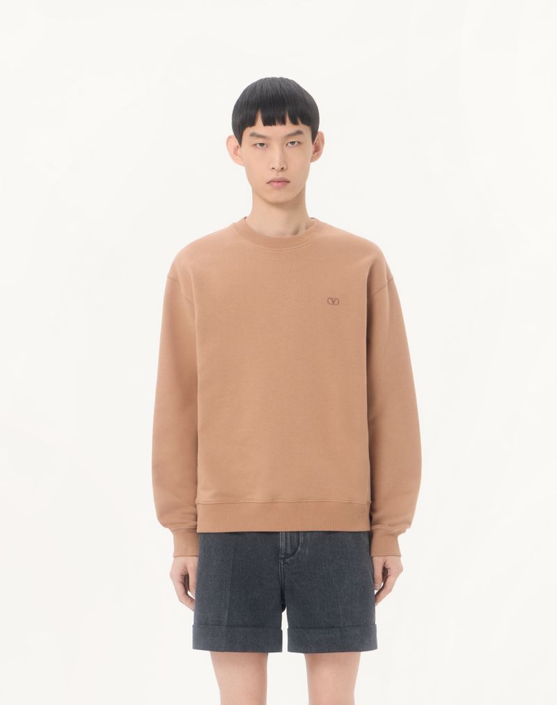 Valentino bomuldssweatshirt med VLogo-broderi