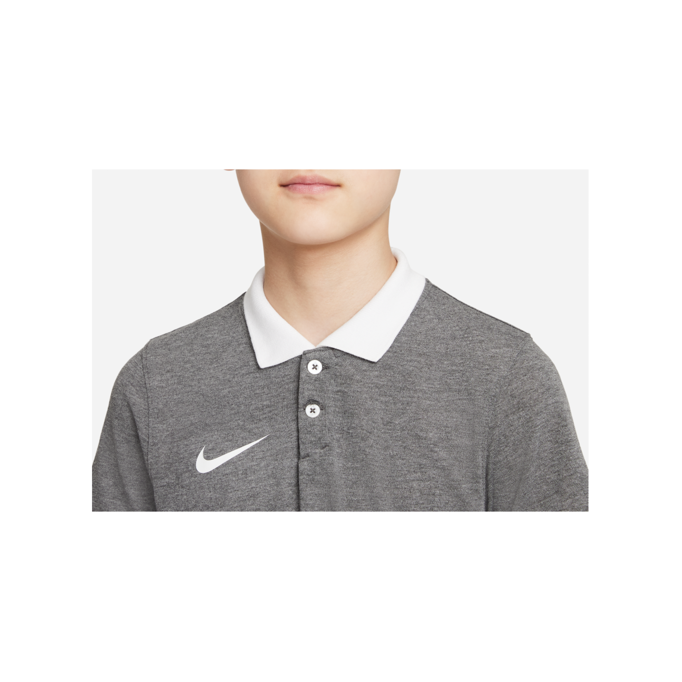 Nike Park 20 Poloshirt Kids Grau Weiss F071