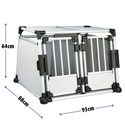 Trixie Transportbox Aluminium doppelt