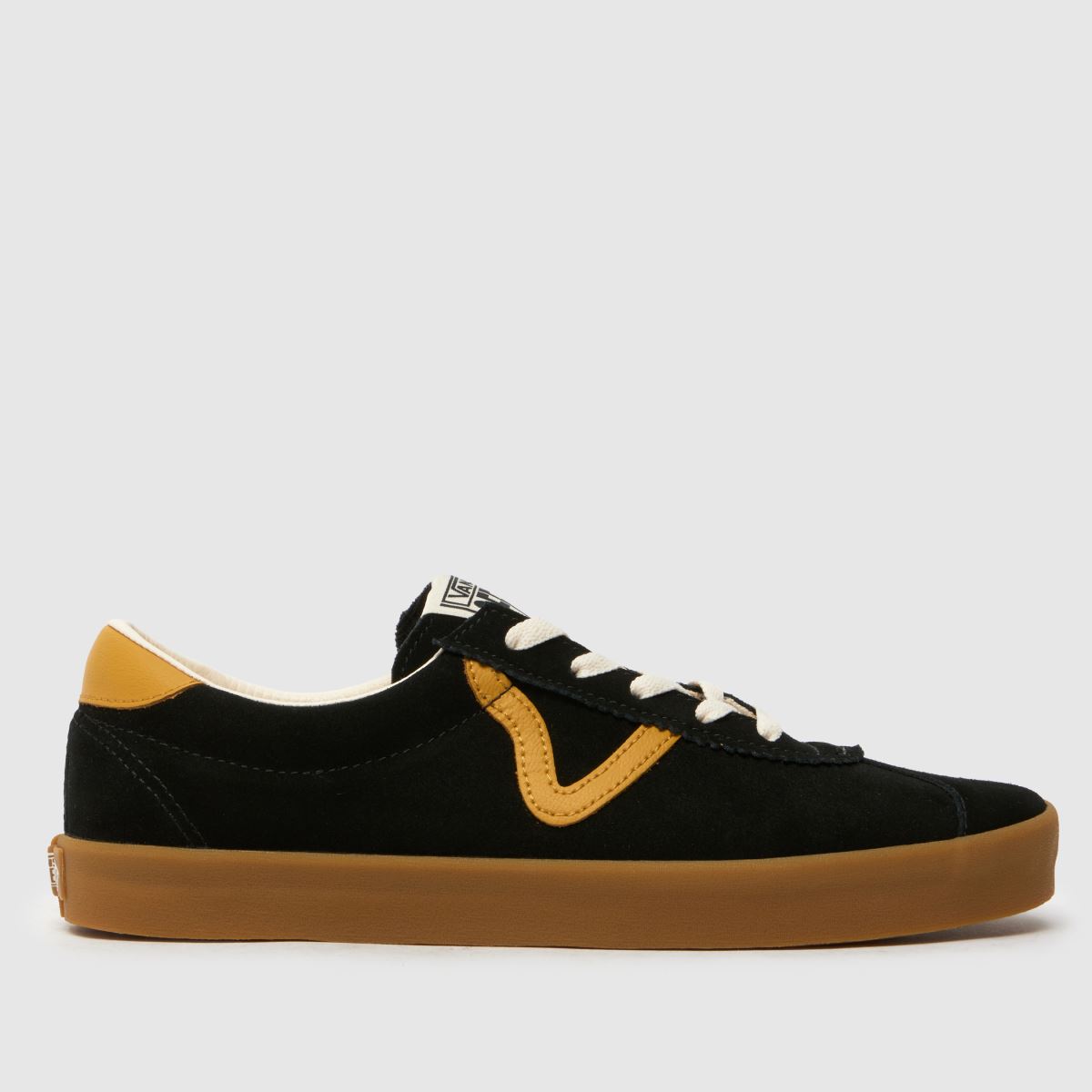 Vans Sport – Svarta, låga sneakers i flerfärgat material