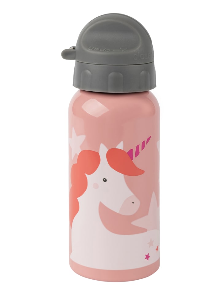 Sigikid Edelstahl Trinkflasche Einhorn 400 ml in rosa/grau günstig kaufen onesize