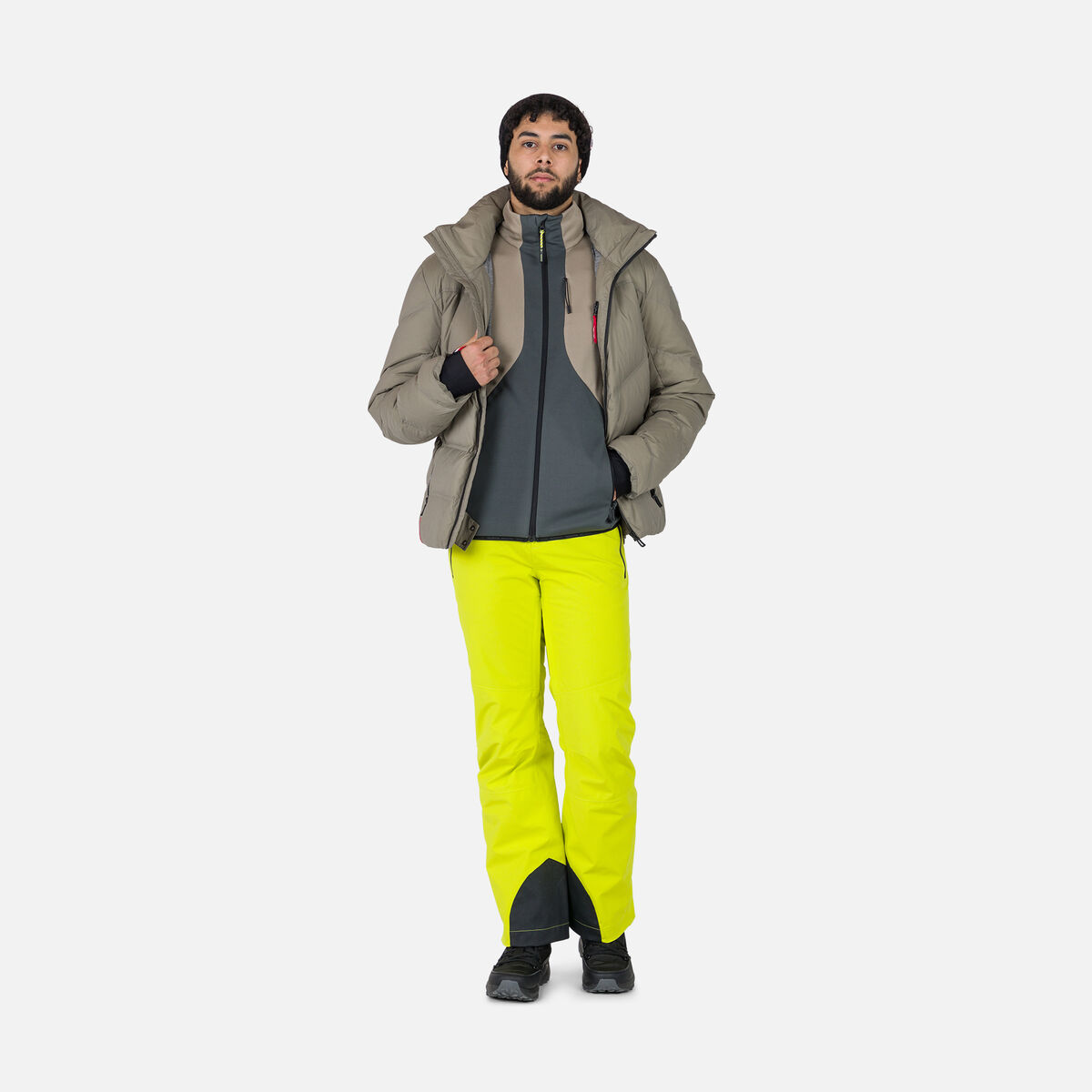 Herrenfleecejacke mit durchgehendem Reißverschluss Diretta