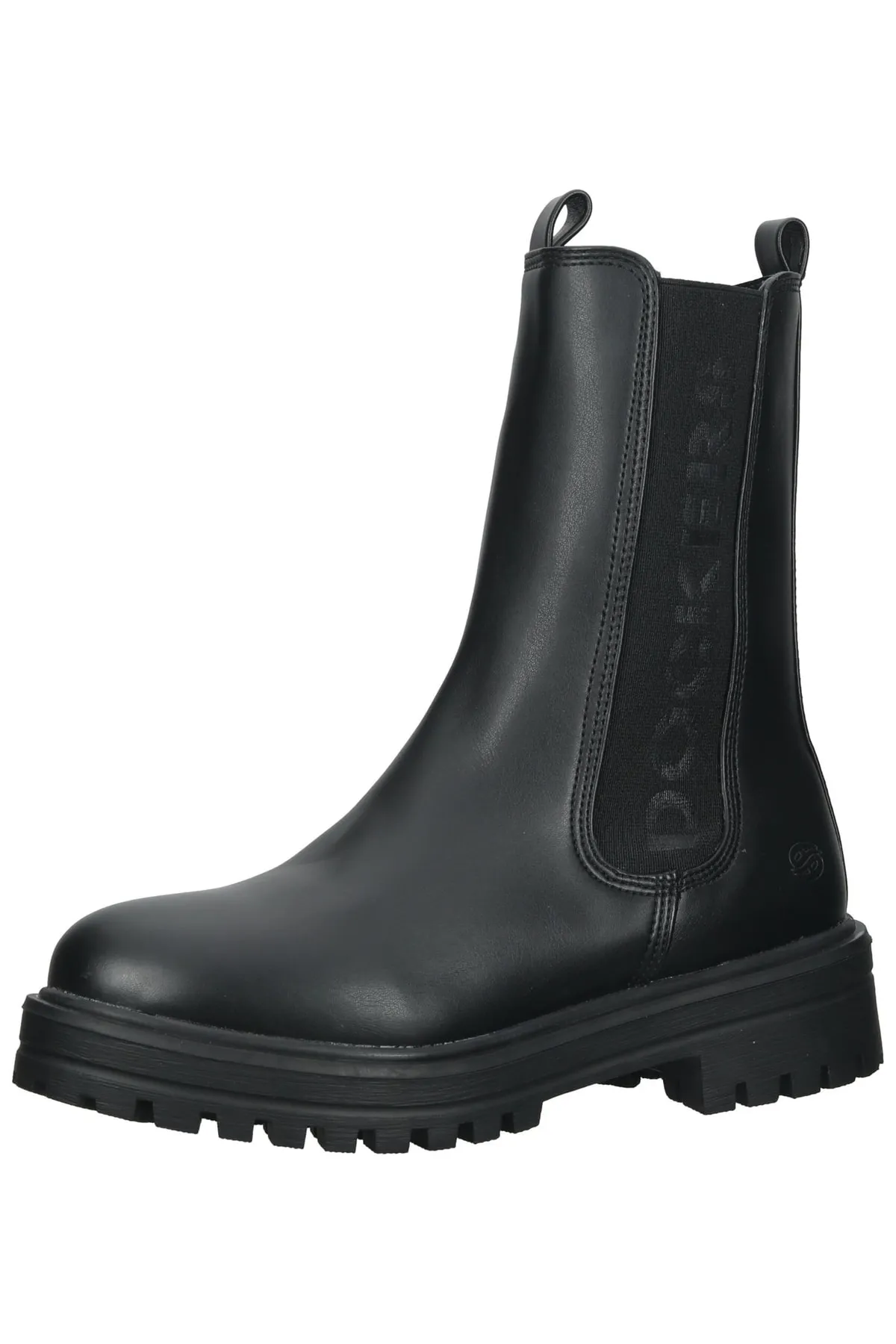 Dockers  Stiefel - Schwarz - Blockabsatz