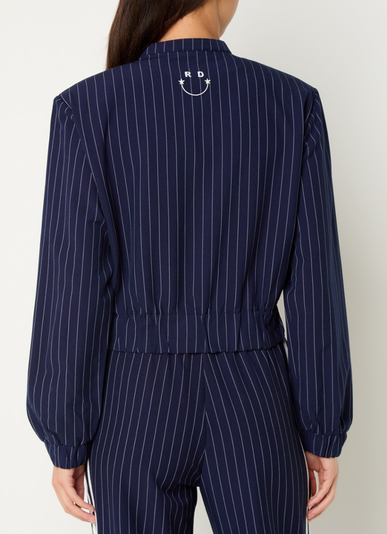 Refined Department Elysia blazer with pinstripe and shoulder pads