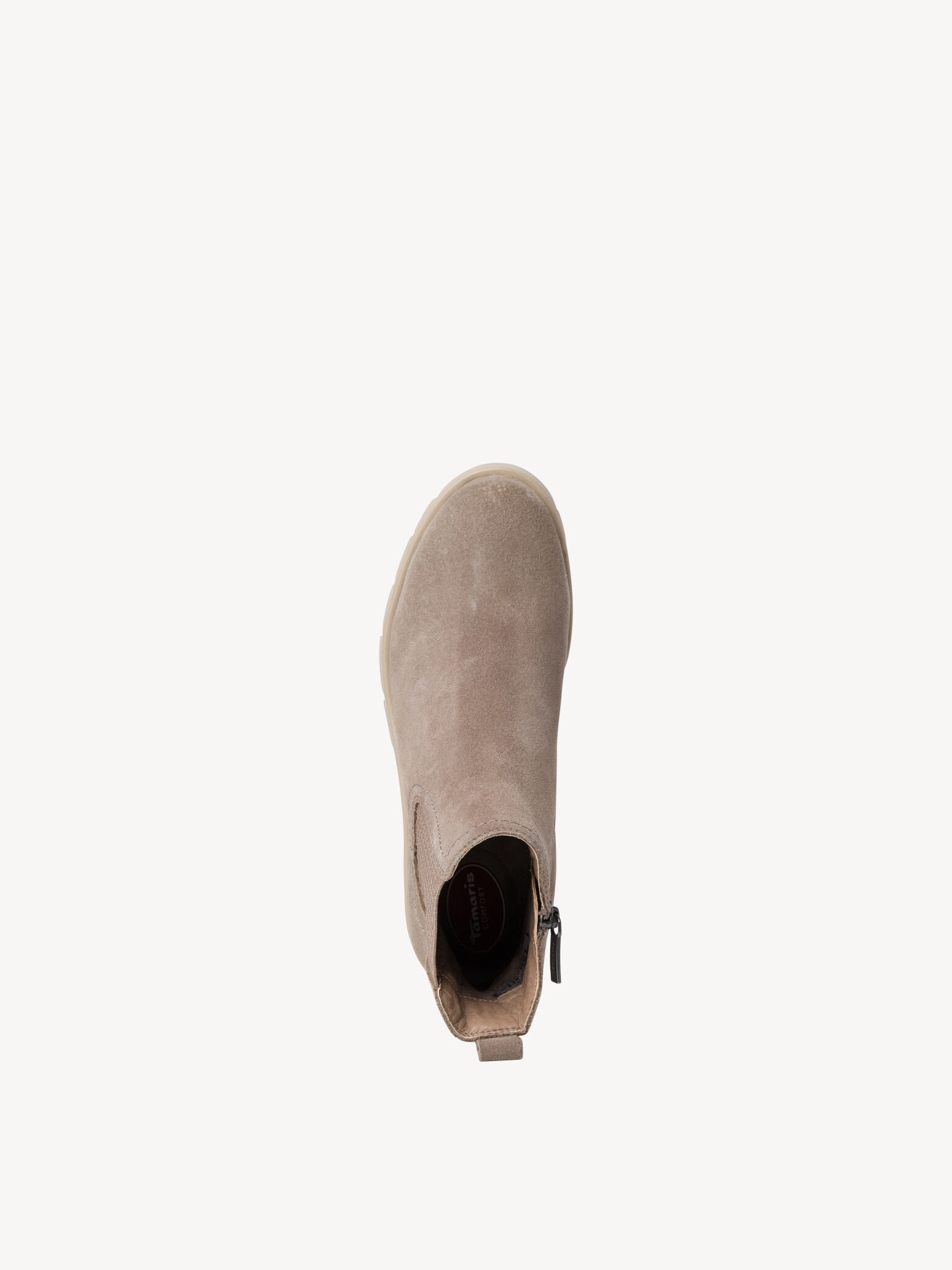 Bottine Chelsea en cuir - marron