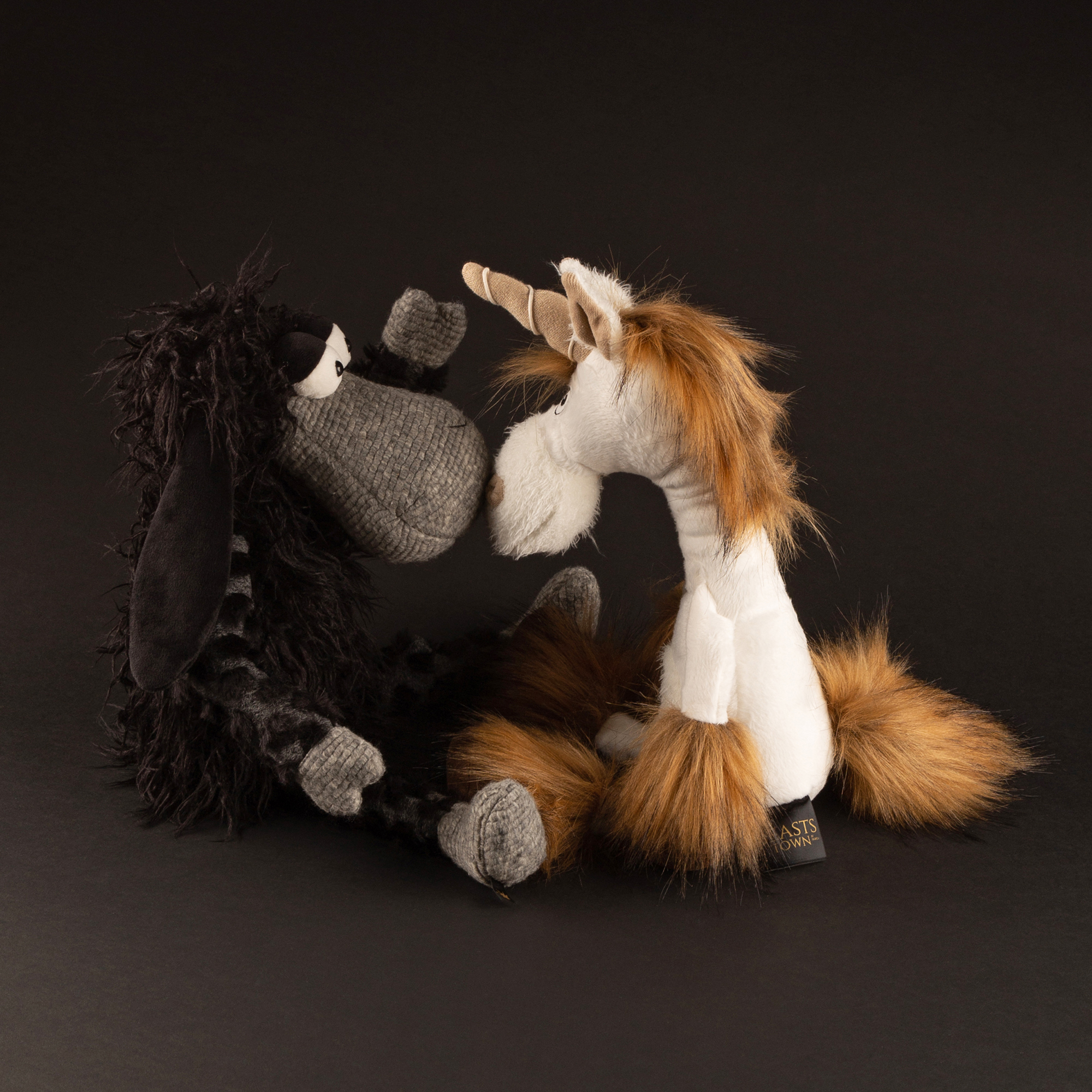 Limitiert: Kuscheltier Schaf Sheep in Black, Beasts Town