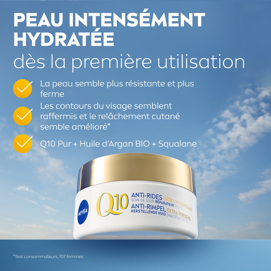 NIVEA Extra Nourishing Przeciwzmarszczkowy Krem do Twarzy na Dzień do Skóry Suchej SPF 15