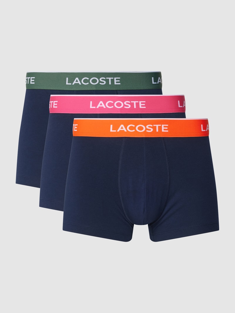 Trunks mit elastischem Bund im 3er-Pack in orange
