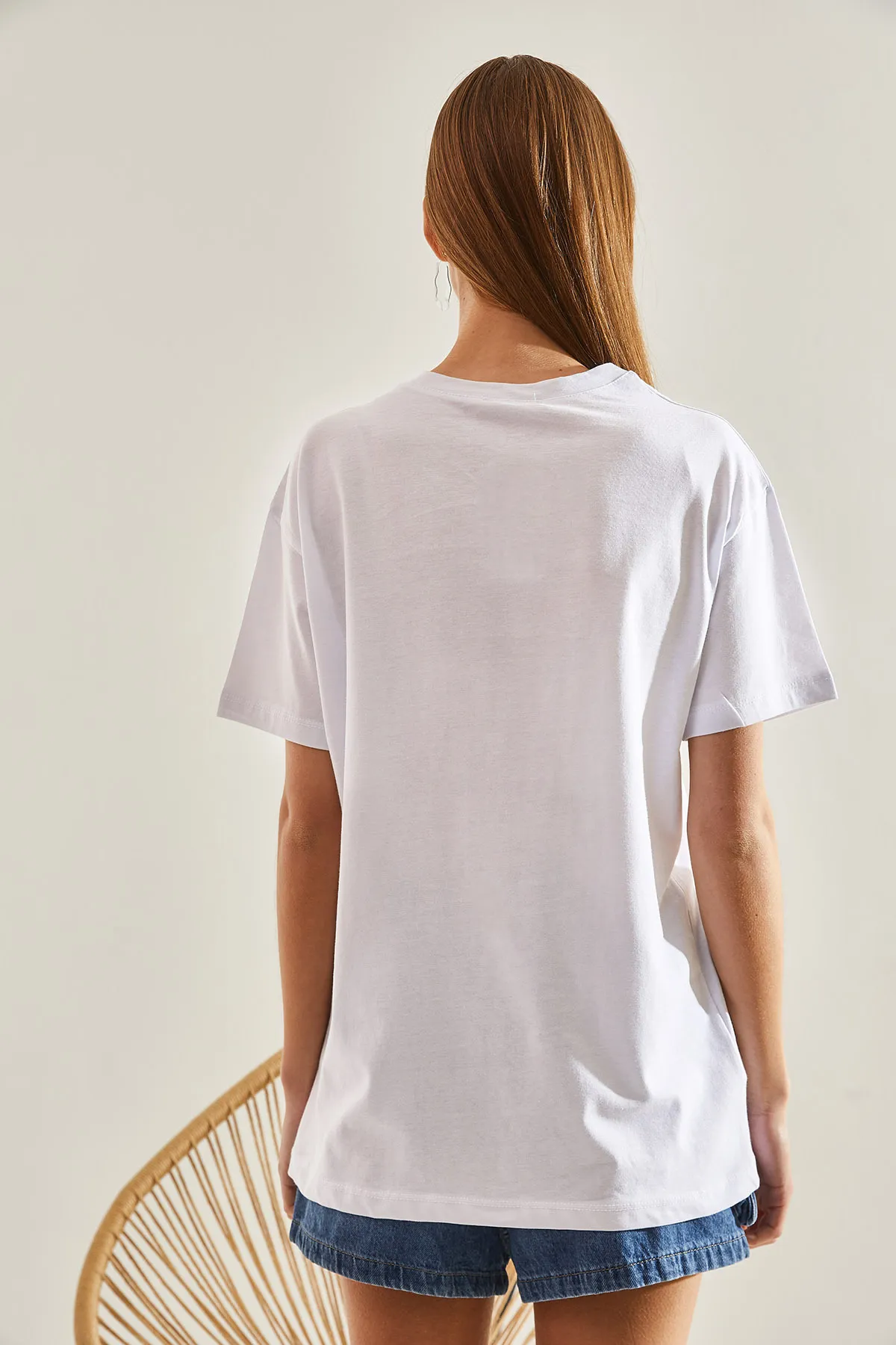 Bianco Lucci  T-Shirt - Weiß - Regular Fit