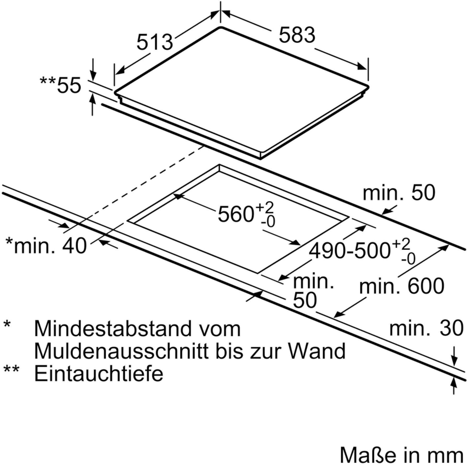 NEFF Induktions Herd-Set XE4I, mit Teleskopauszug nachrüstbar, EasyClean, CircoTherm® Heißluftsystem