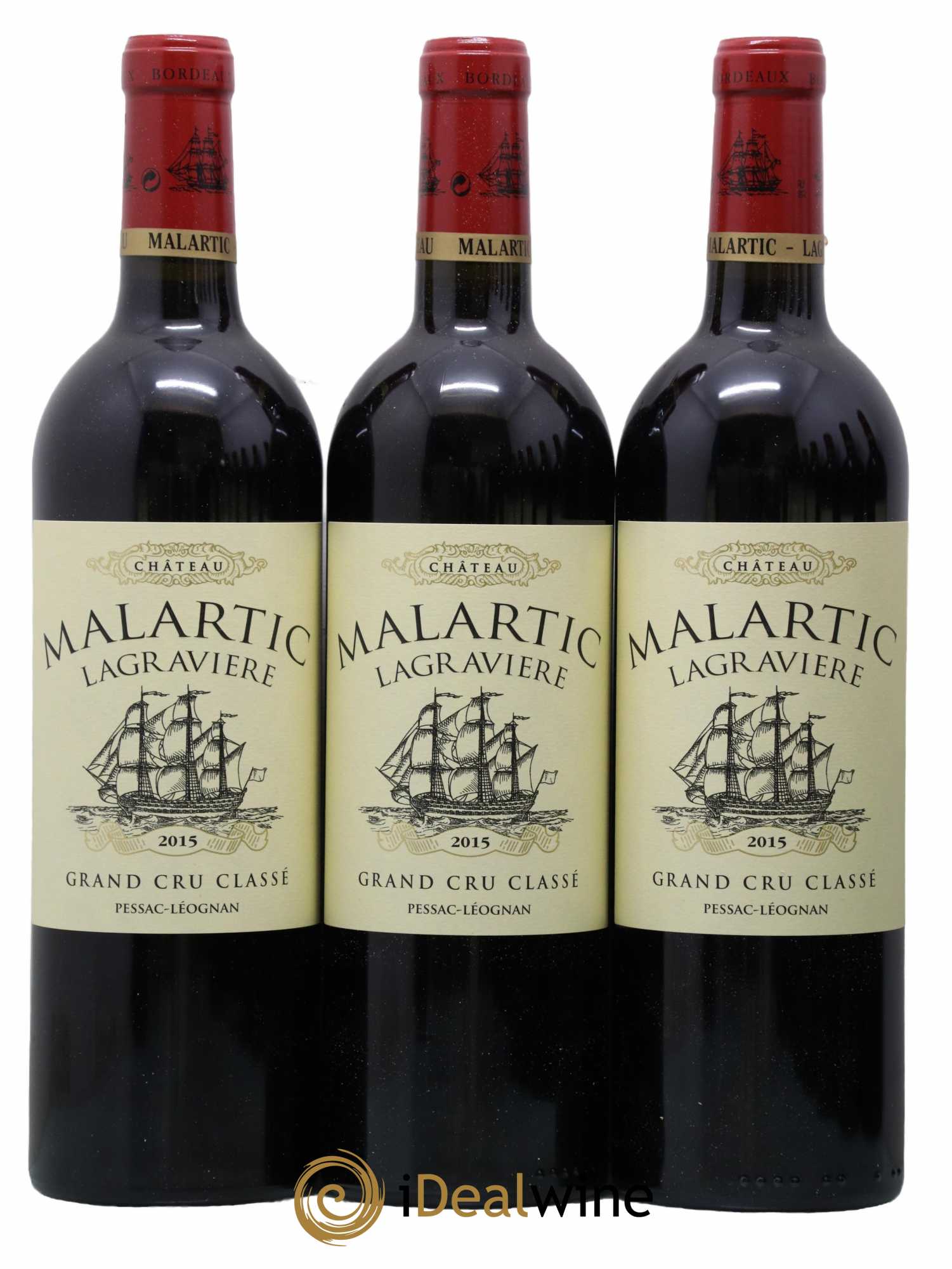 Château Malartic-Lagravière Cru Classé de Graves  2015 - Lot de 12 Bouteilles