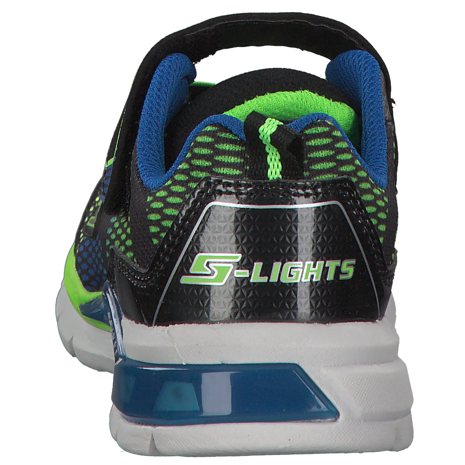 Skechers 90553, Sneakers Low, Kinder, Blau (Blau/Grün)