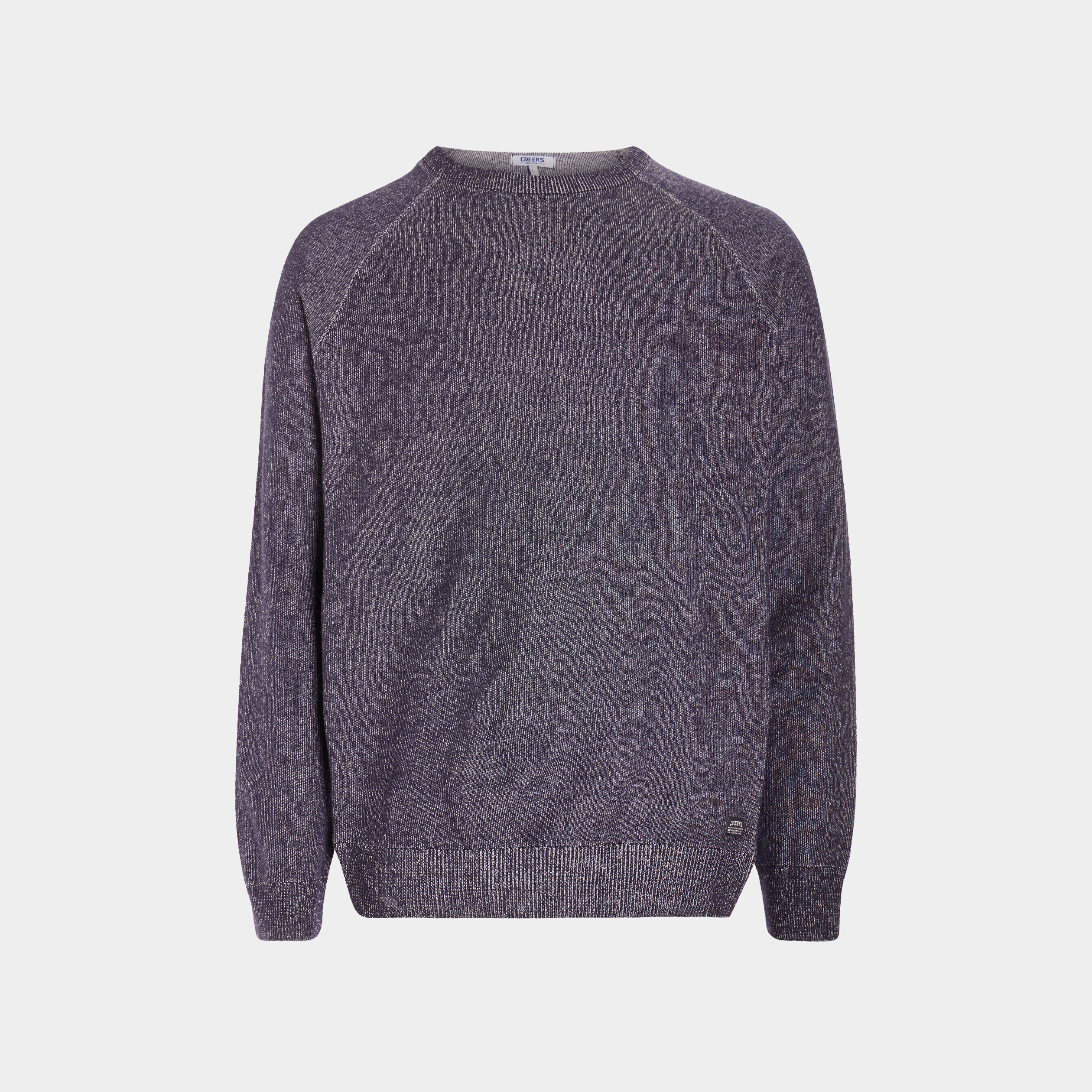 Sweat col rond Creeks bleu homme | La Halle