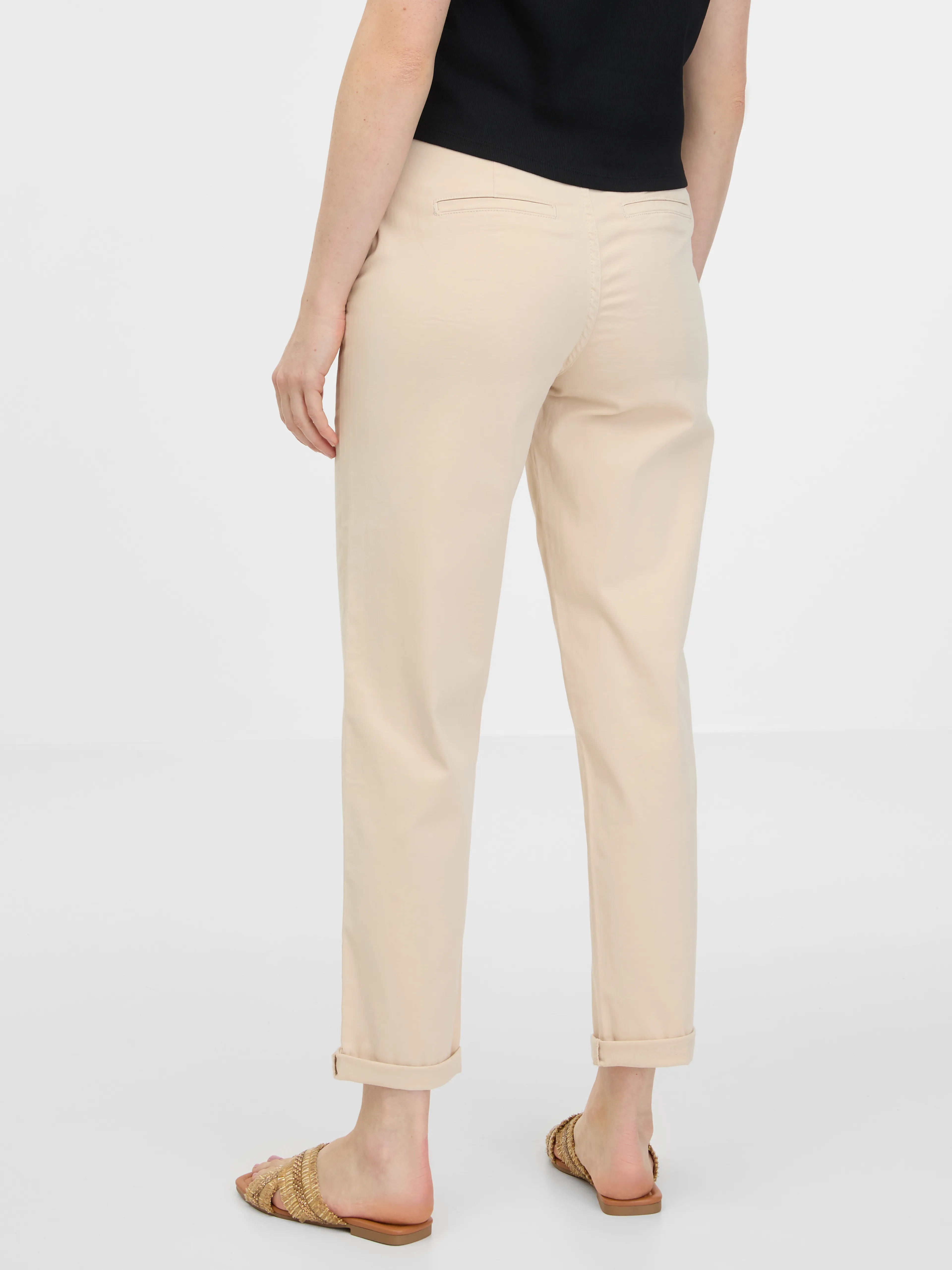 Beigefarbene Damenhose ORSAY