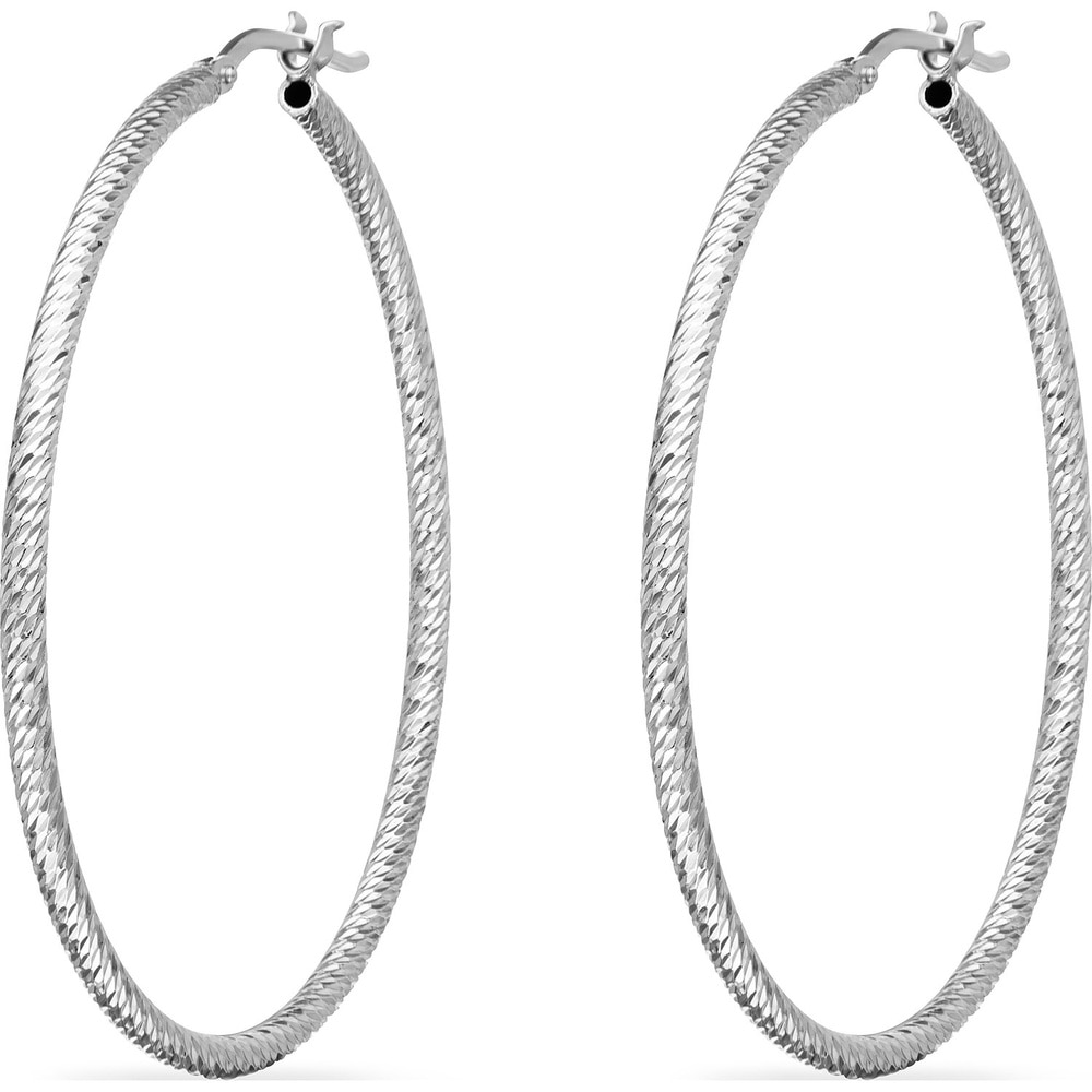 FAVS Créoles 925 Argent Boucles d'oreilles