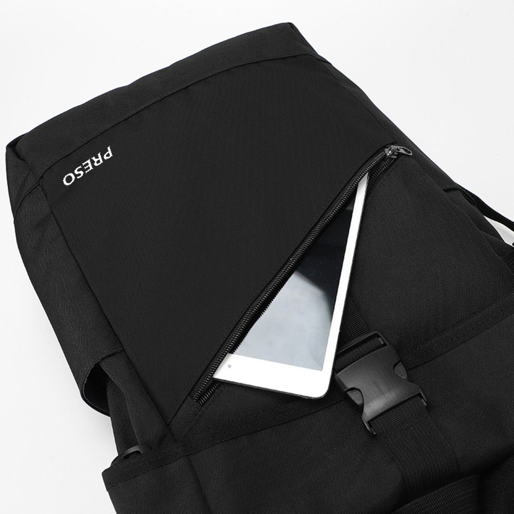 PRESO BAG Reiserucksack Rolltop Rucksack, Fahrradrucksack, Tagesrucksack, Freizeitrucksack, Hochwertige Verarbeitung, Herrengeschenk, Damengeschenk