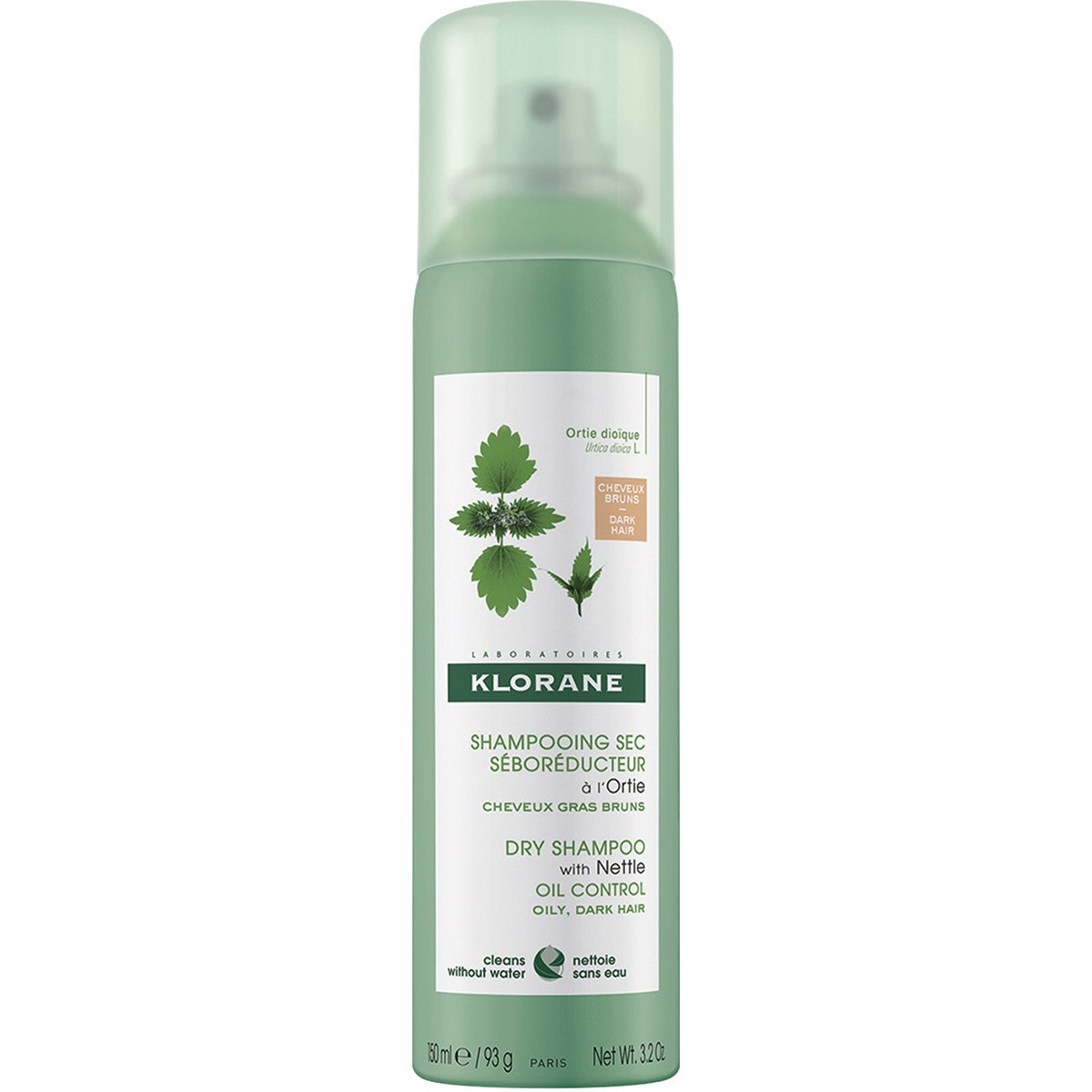 Trockenshampoo mit Brennnessel getönt