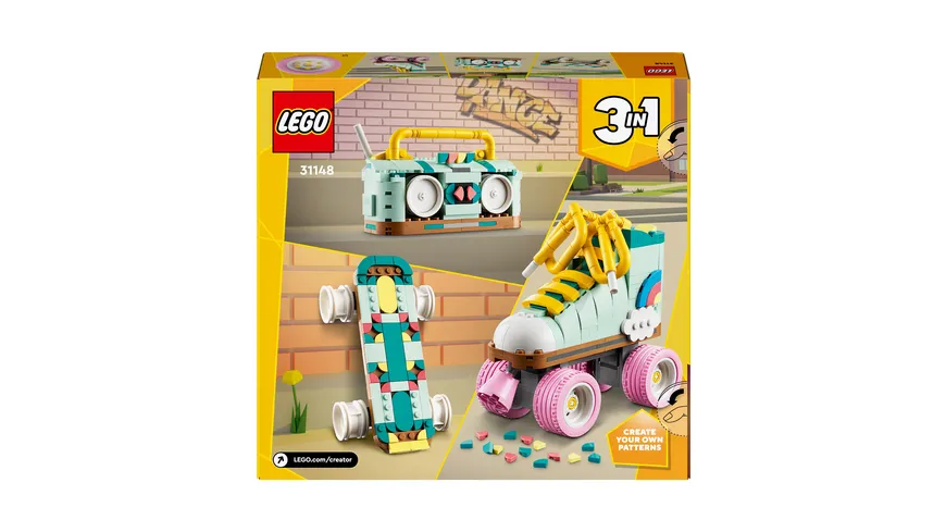 LEGO Creator 3in1 31148 Rollschuh