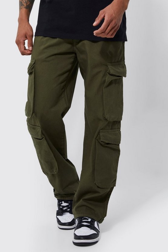 Lockere Twill Cargohose