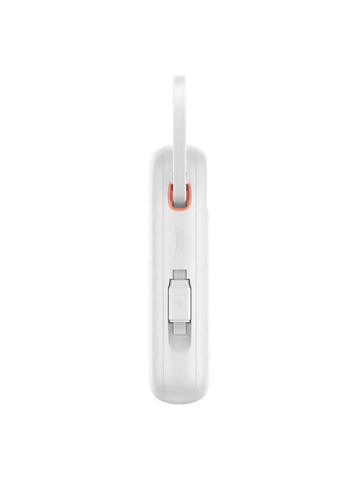 Baseus Baseus QPow 2 20000mAh 30W Powerbank mit 2 integrierten USB-C-Kabeln in Weiß günstig kaufen onesize