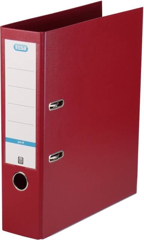 ELBA Smart Pro  Ordner DIN A4 80 mm Bordeaux 2 Ringe PP (Polypropylen)