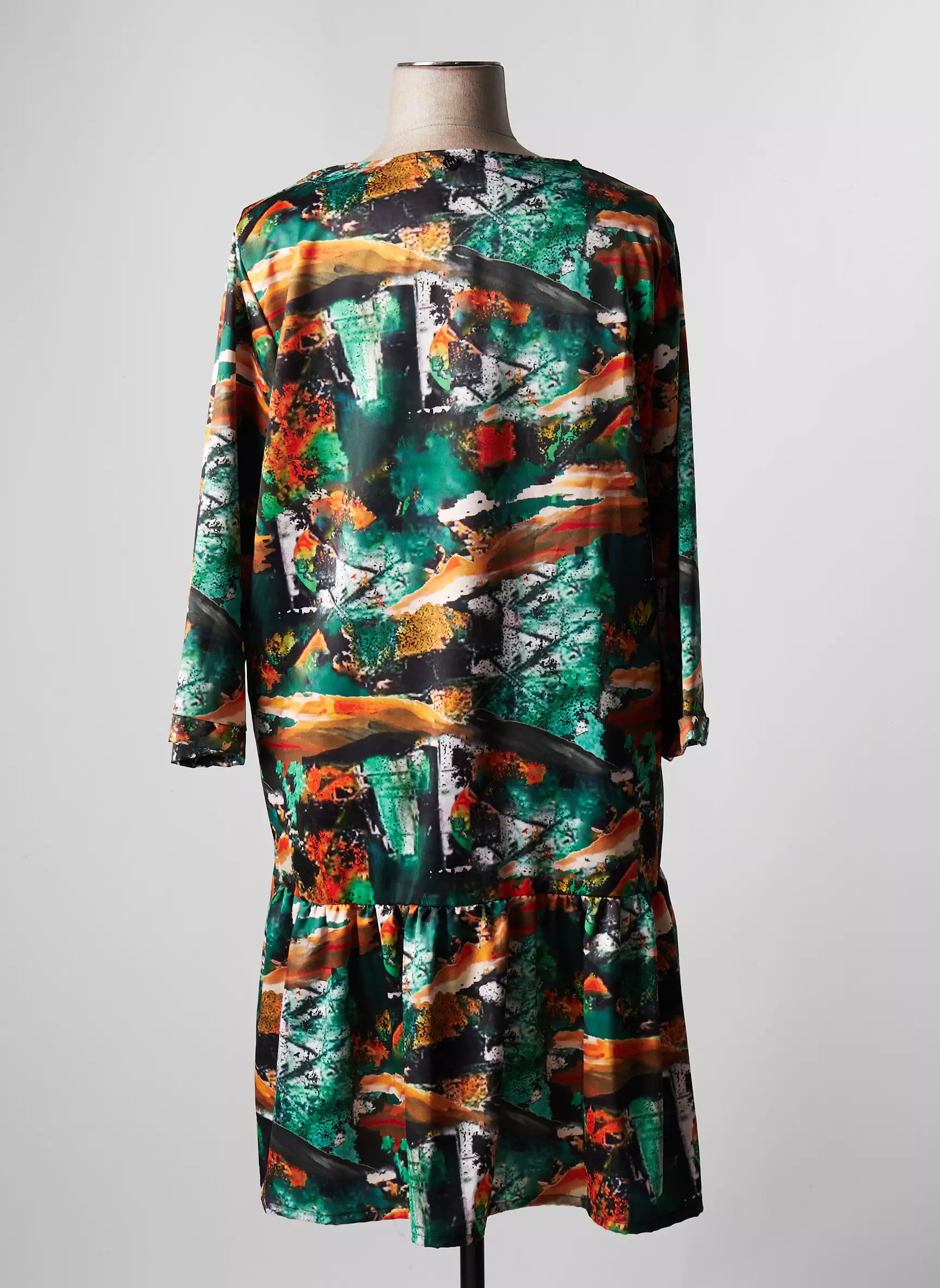 Maloka Robes Mi Longues Femme couleur vert