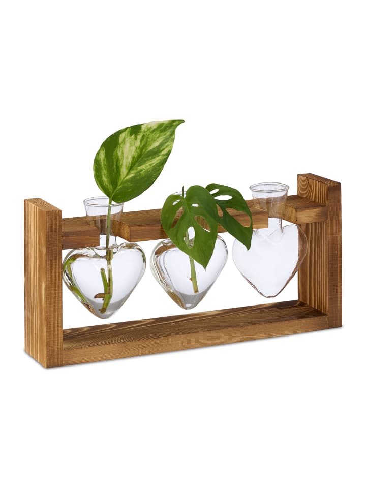 relaxdays Reagenzglas Vase 