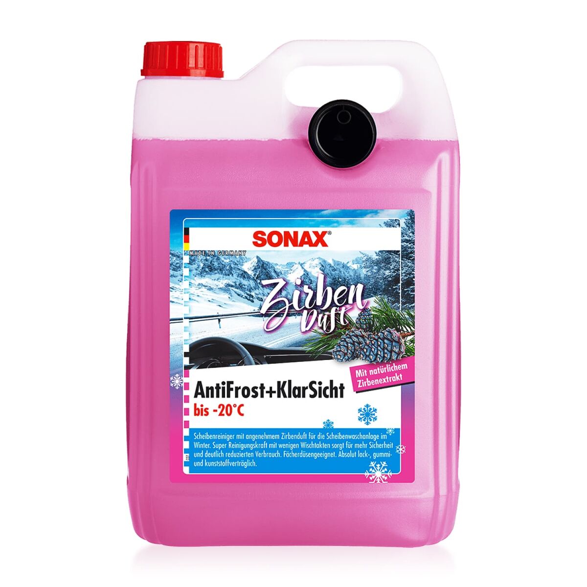 SONAX AntiFrost&KlarSicht bis -20°C Zirbe 5L