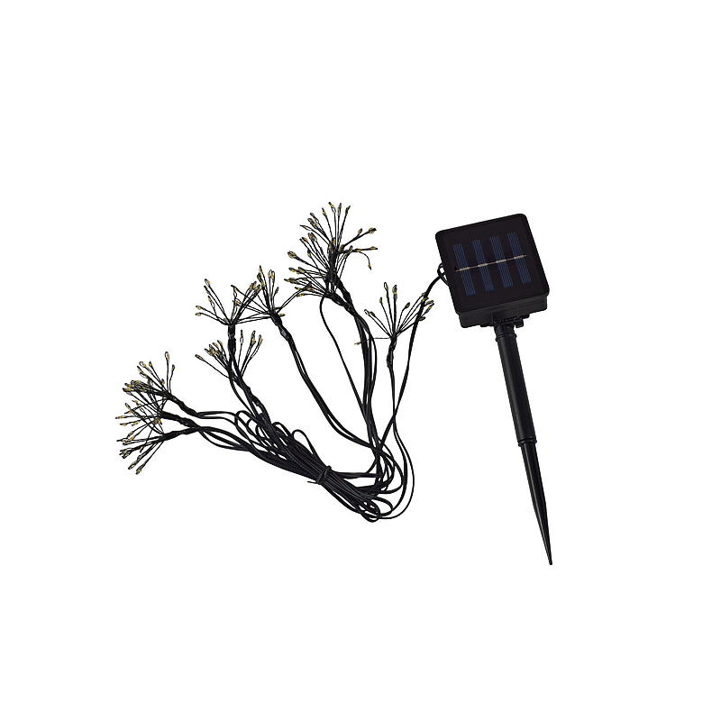 Home Lyslenke 150 LED fyrverkeri solcelle