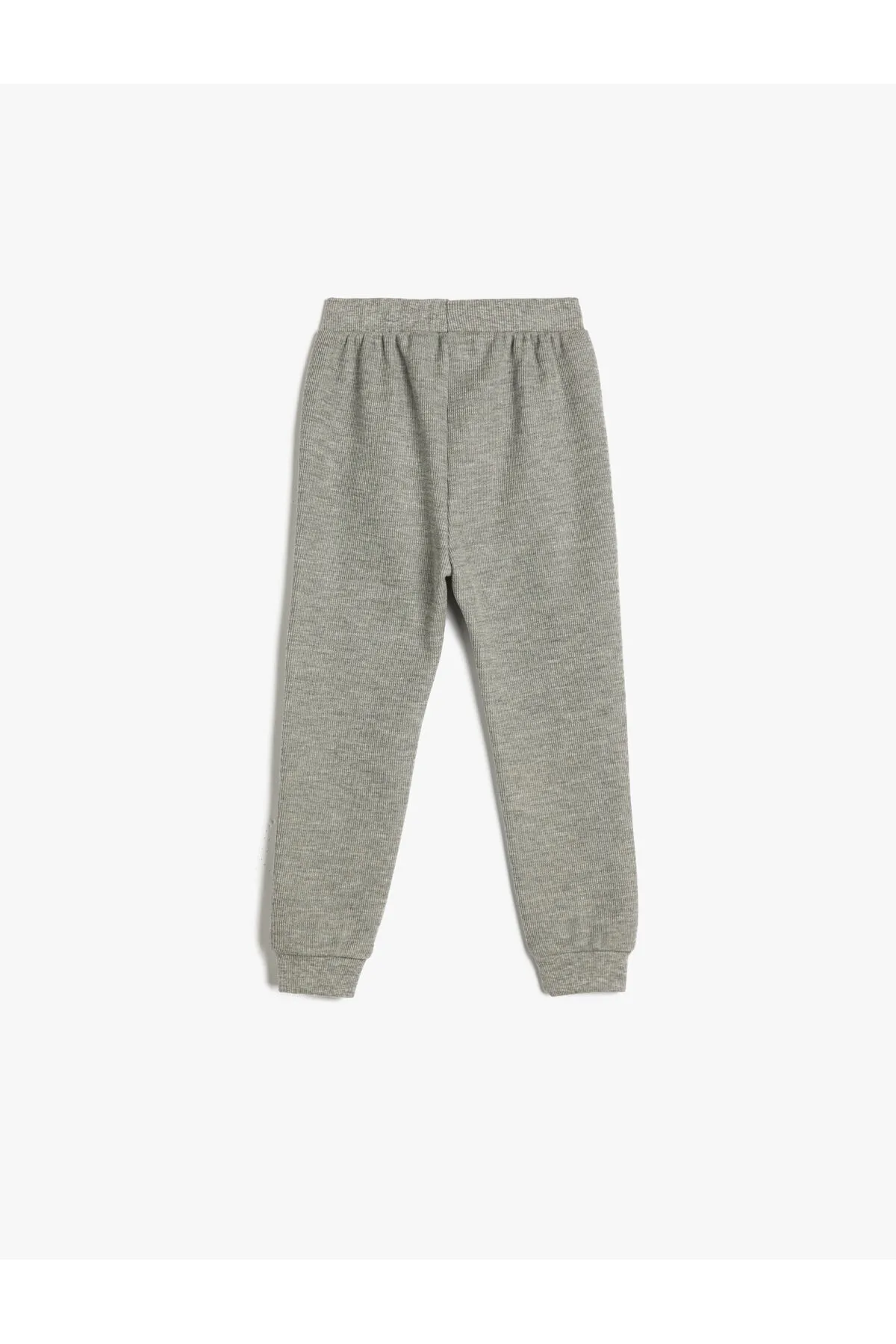 Koton  Basic-Jogger-Jogginghose mit geripptem Detail zum Binden an der Taille