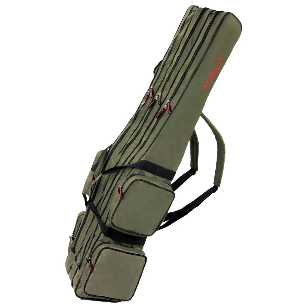 Arapaima Fishing Equipment Rise Oliv 210 cm 3-Fach Rutentasche