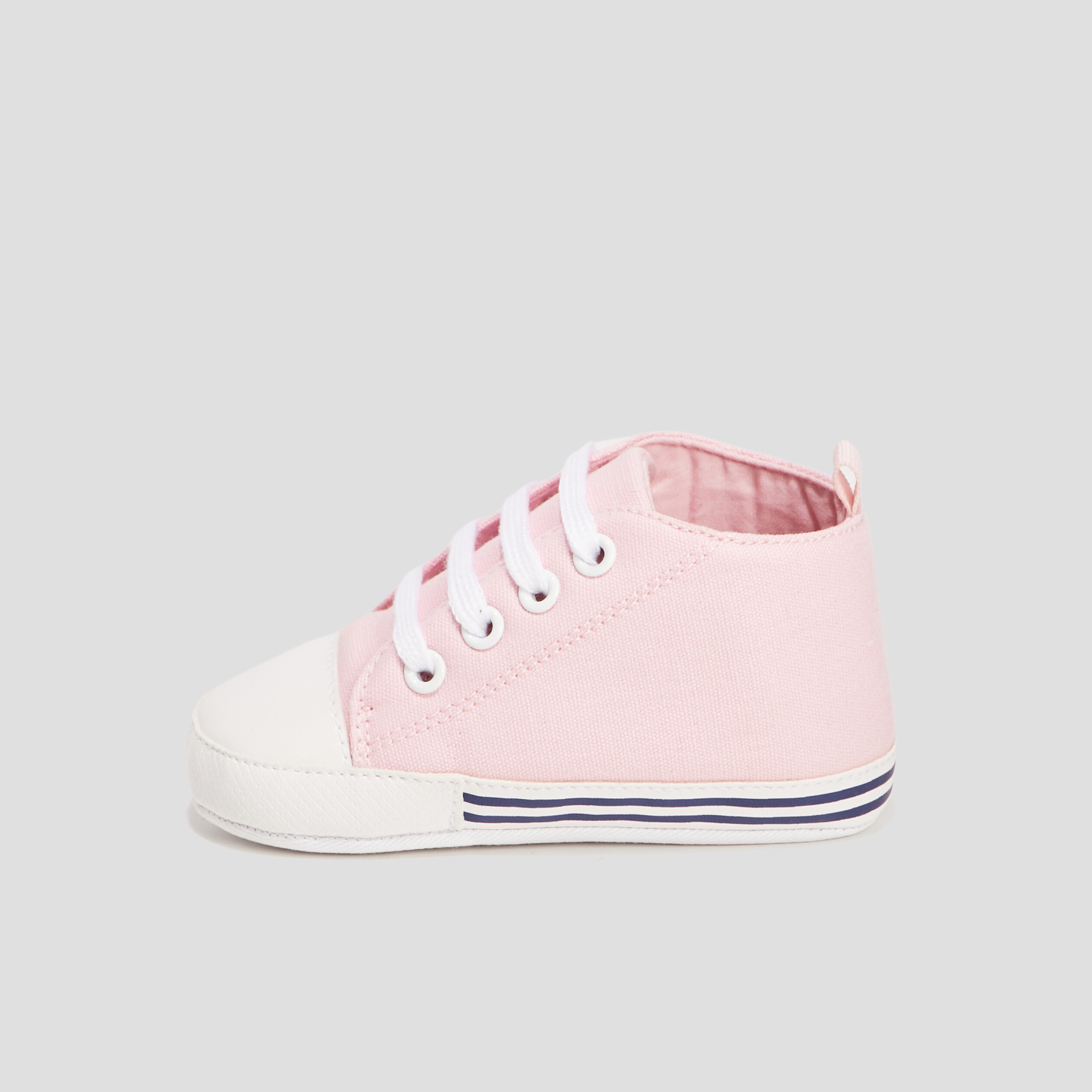 Tennis à lacets Creeks rose bébé fille | La Halle