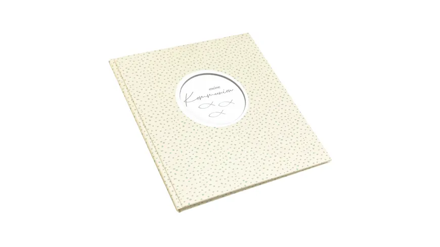 goldbuch Erinnerungsalbum Kommunion Circulus creme 23x25 cm mit 44 illustrierte Seiten