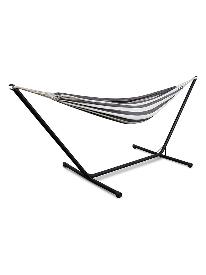 Lifa Living Hängematte in Schwarz/ Weiß - (B)290 x (H)100 x (T)100 cm günstig kaufen onesize