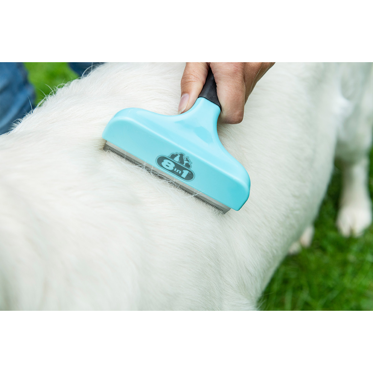 8in1 Unterfellbürste Perfect Coat DeShedder Hund L bei ZooRoyal