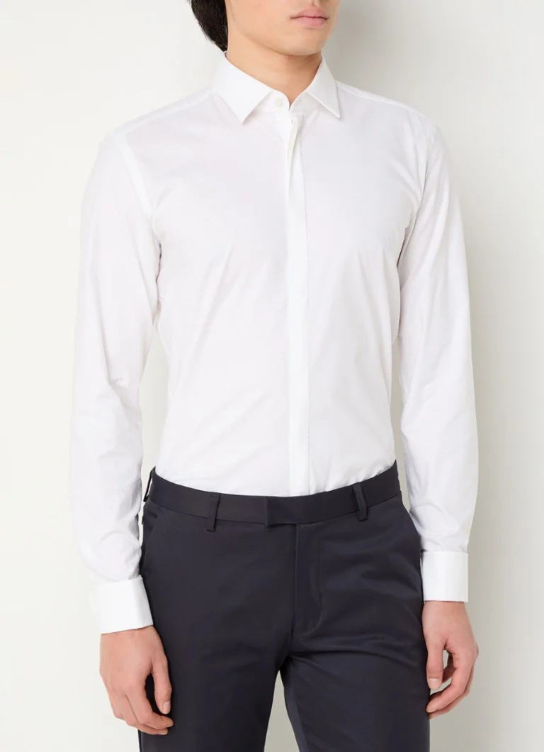 Cămașă în carouri HUGO BOSS Kennew Fitted