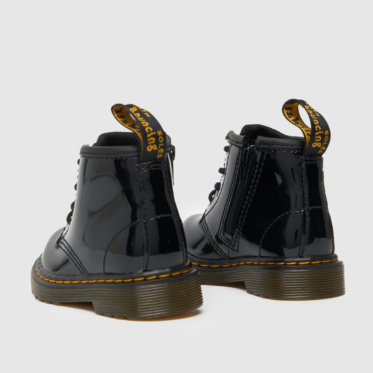 Dr Martens svarta 1460 flickstövlar för småbarn