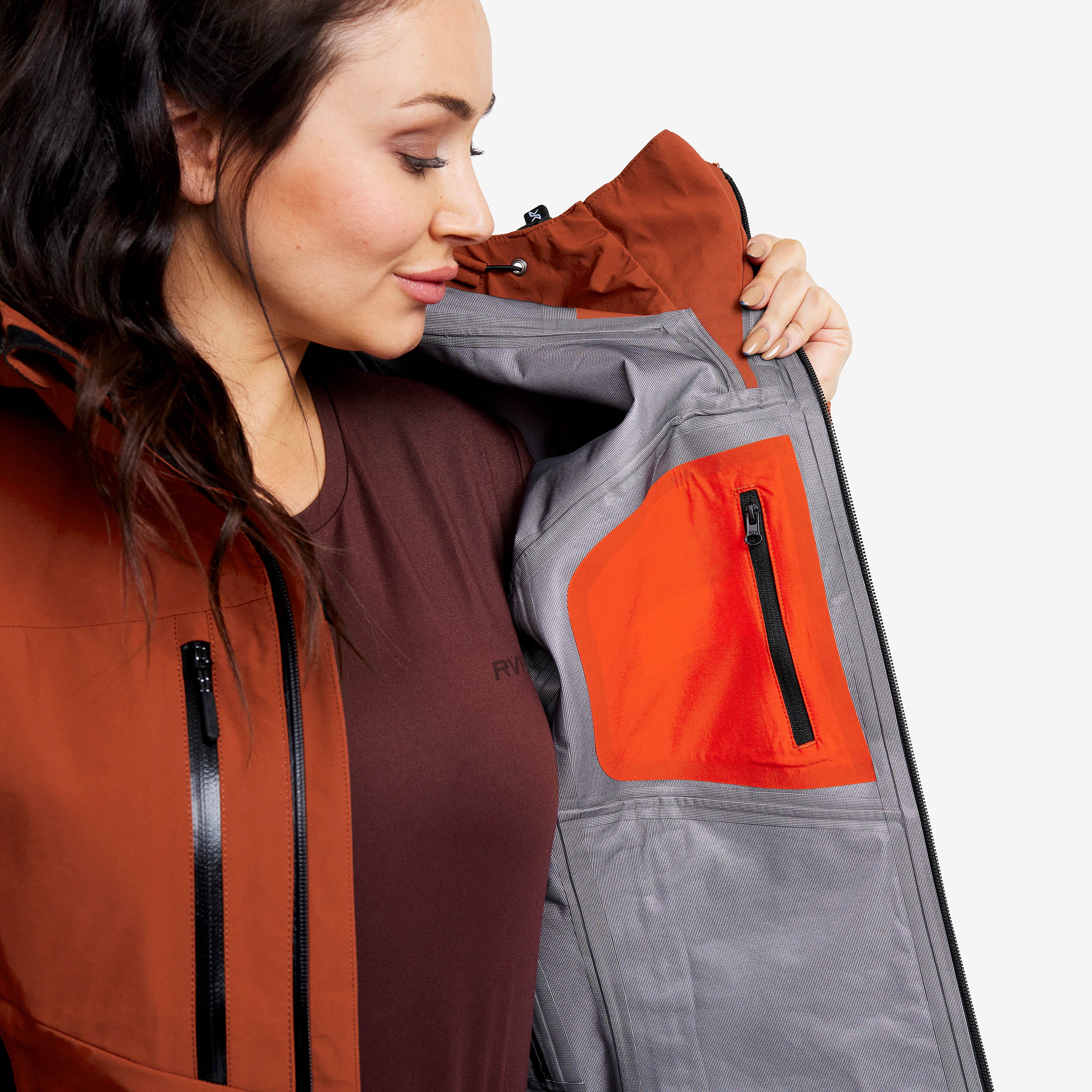 Cyclone Rescue Jacket 2.0 Femme Rusty Orange