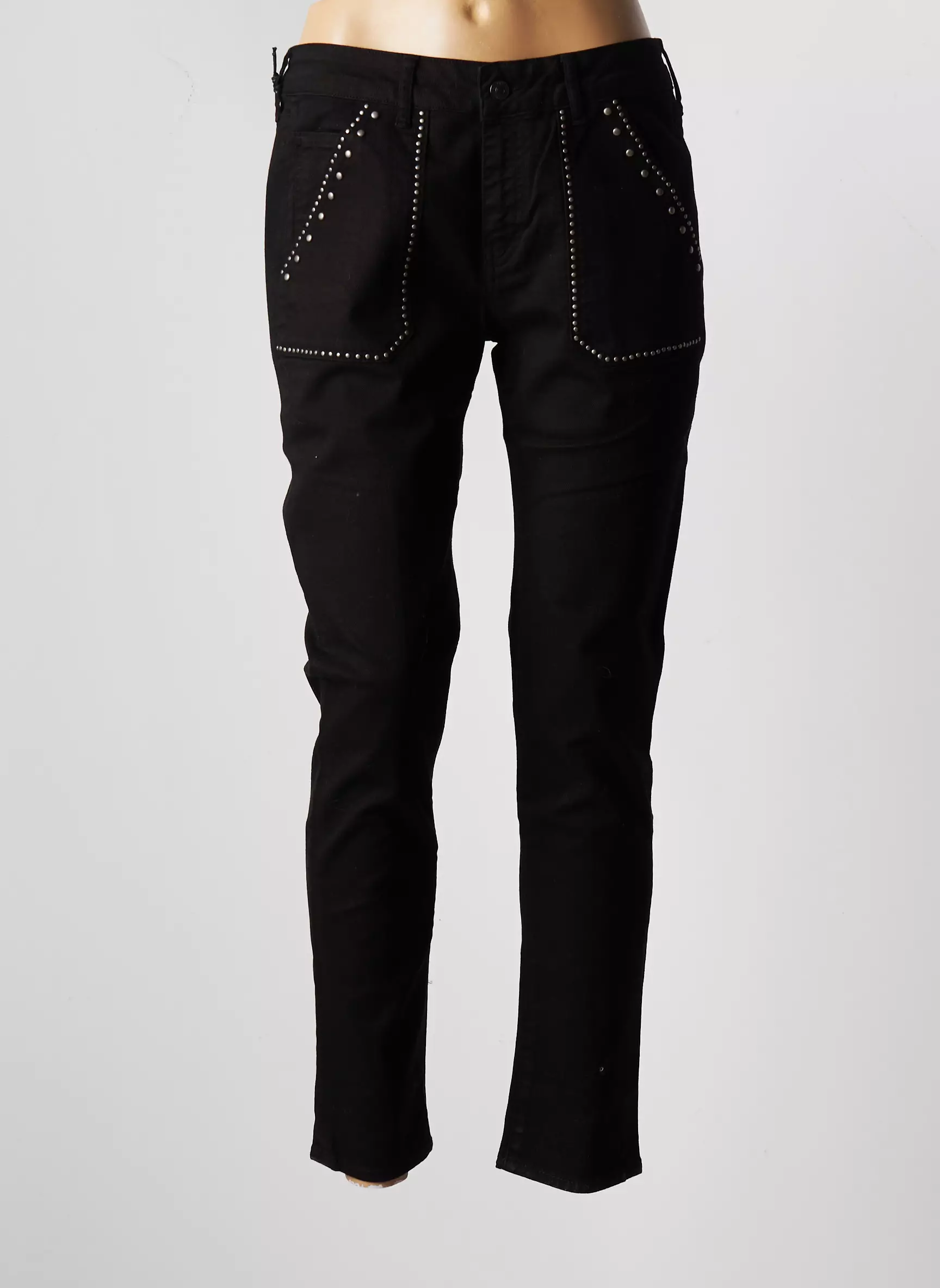 Five Jeans Coupe Slim Femme couleur noir