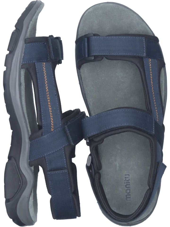 manitu Klassische Sandaletten in blau günstig kaufen