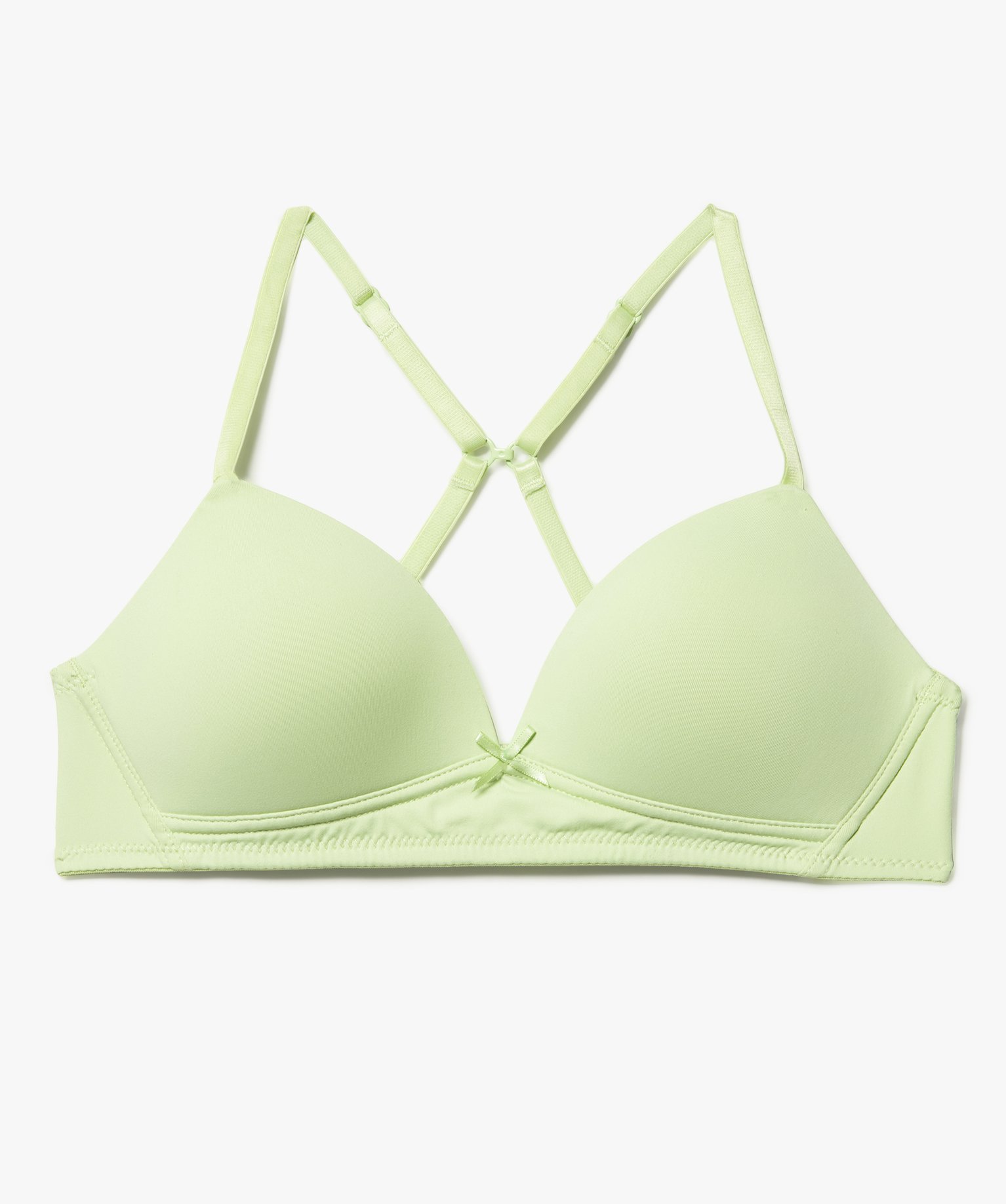 Soutien-gorge avec bonnets paddés et bretelles multipositio... vert | GEMO