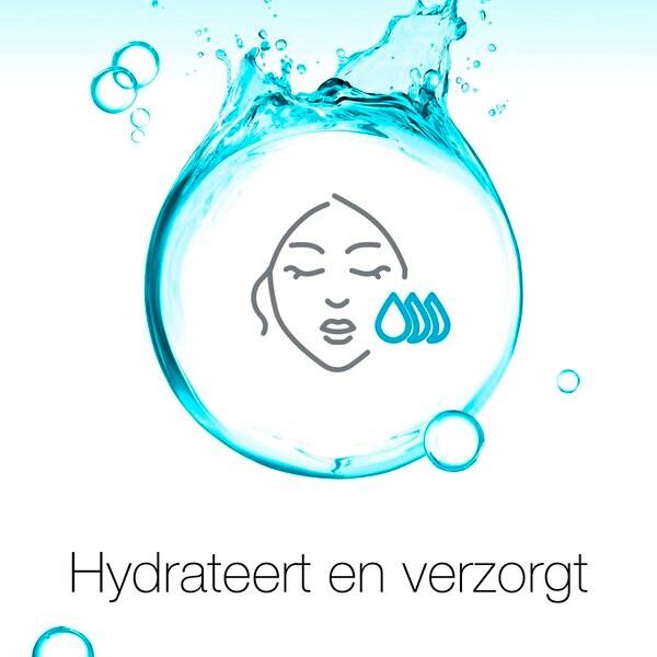 „Neutrogena Hydro Boost Aqua“ valomosios servetėlės, 25 vnt., skirtos visiems odos tipams ir jautriai odai.