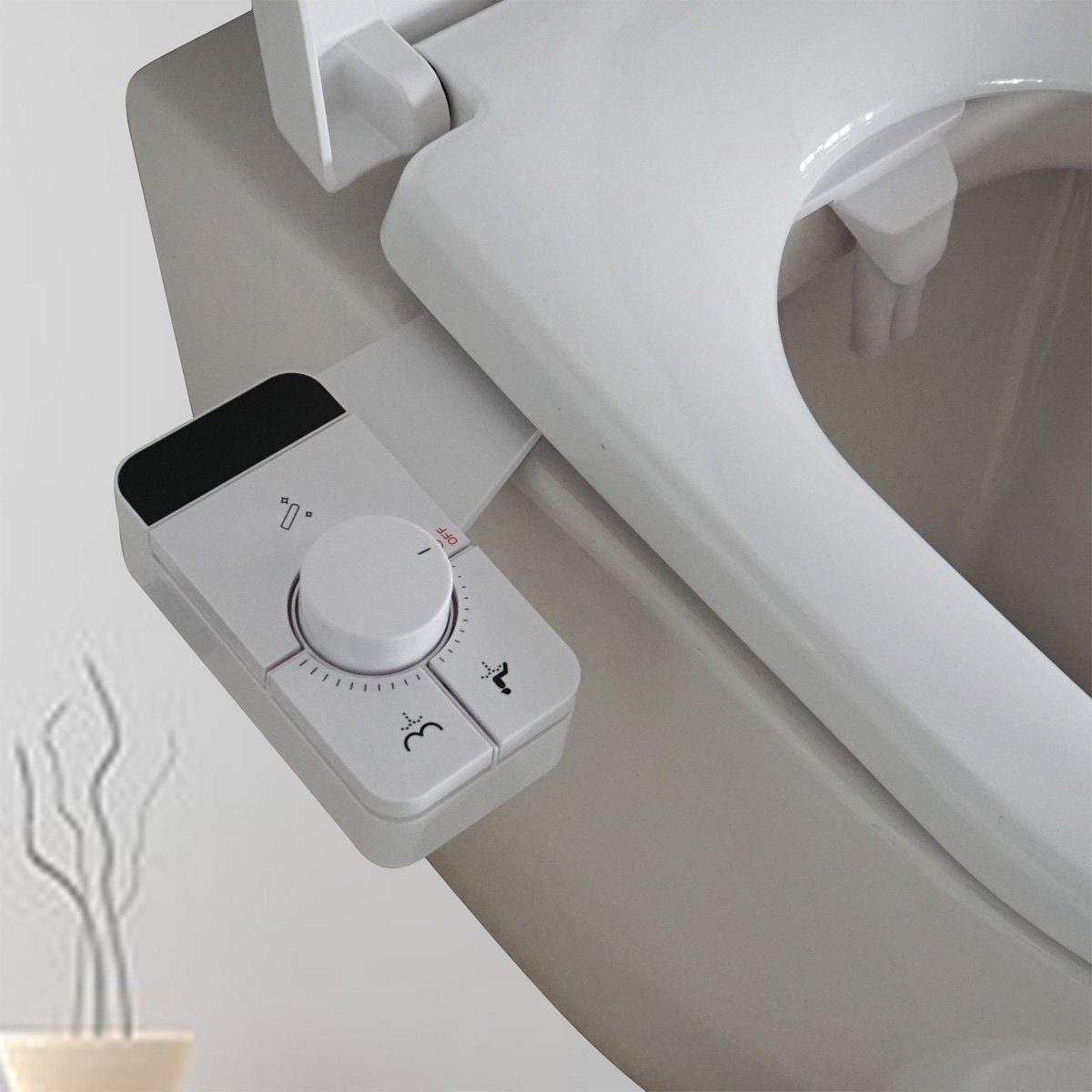 Hikeren Bidet, 2Modi,selbstreinigende 2Düsen,Lochabstand: 84-196 mm