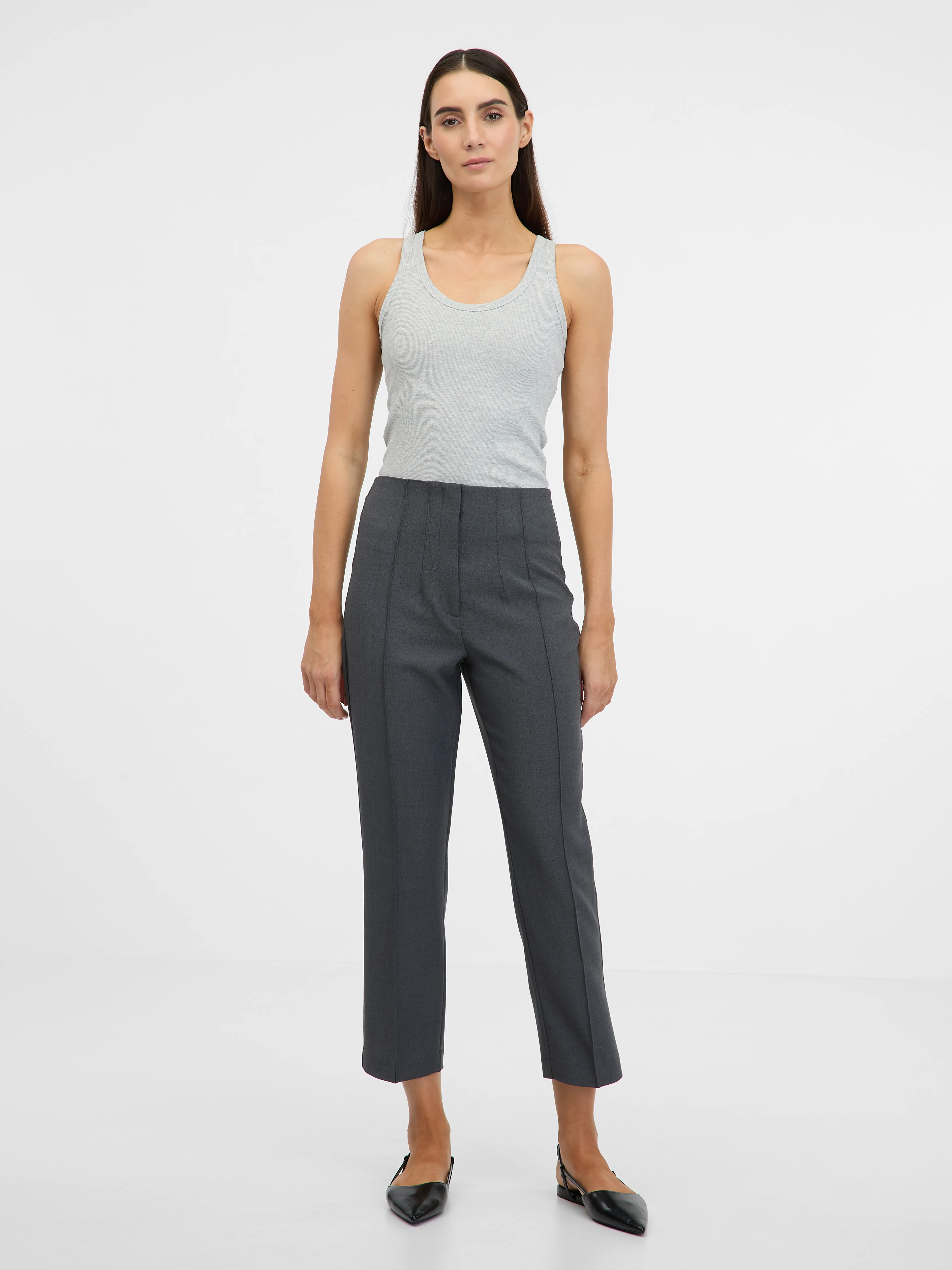 Graue Damenhose ORSAY