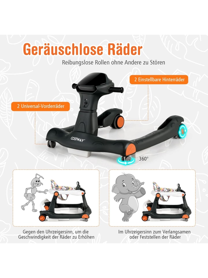 COSTWAY 2-in-1 Lauflernhilfe 6-18 Monate in Andere günstig kaufen onesize