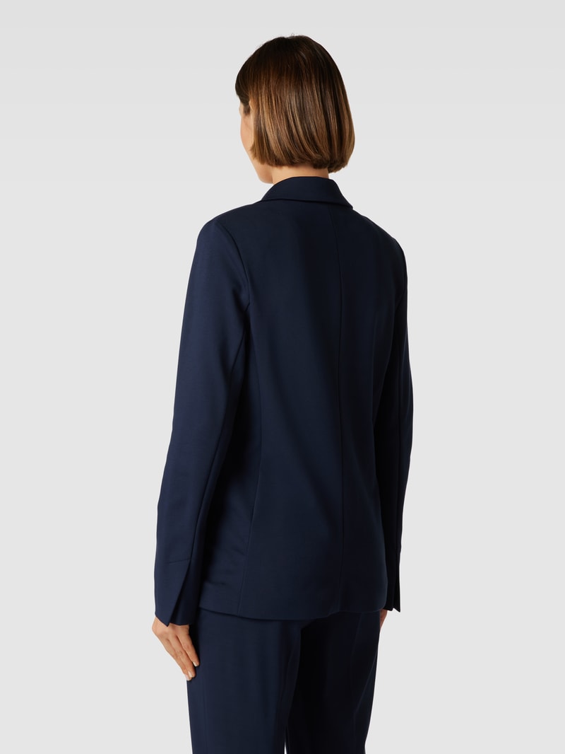 Blazer mit Pattentaschen in dunkelblau