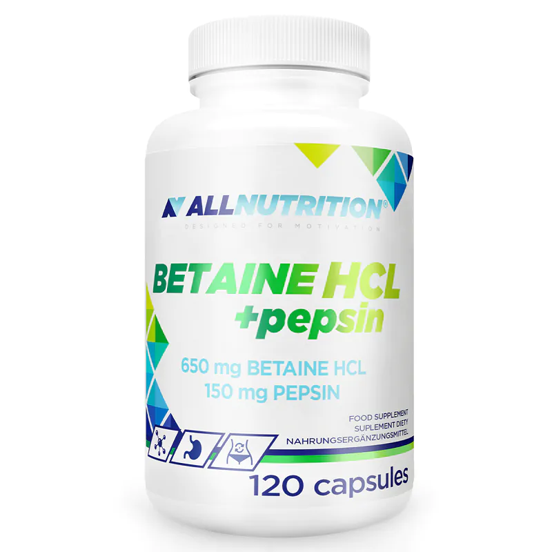 Allnutrition Βηταΐνη HCL + Πεψίνη, Κάψουλες