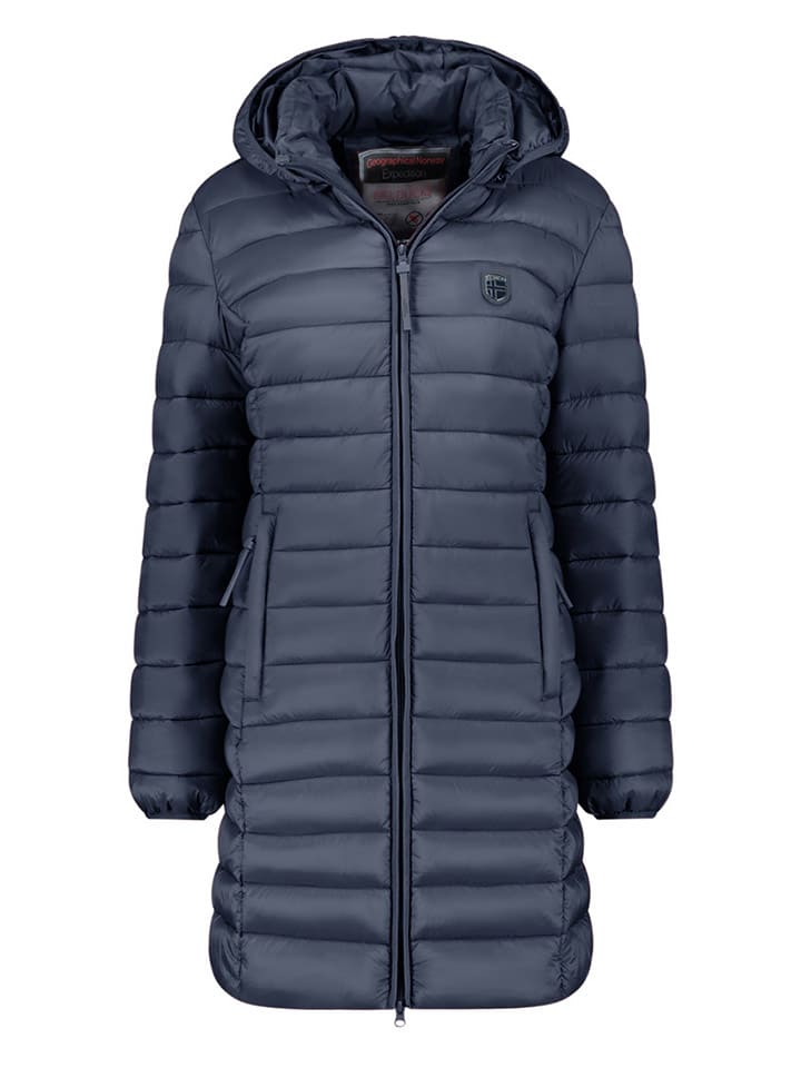 Geographical Norway Steppmantel in Dunkelblau günstig kaufen